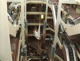 The impressive Galleriet Shopping Centre in Bergen